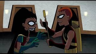 Robin meets Speedy (Teen Titans)
