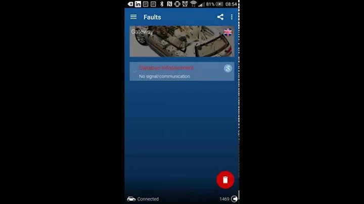 OBDeleven - read trouble codes