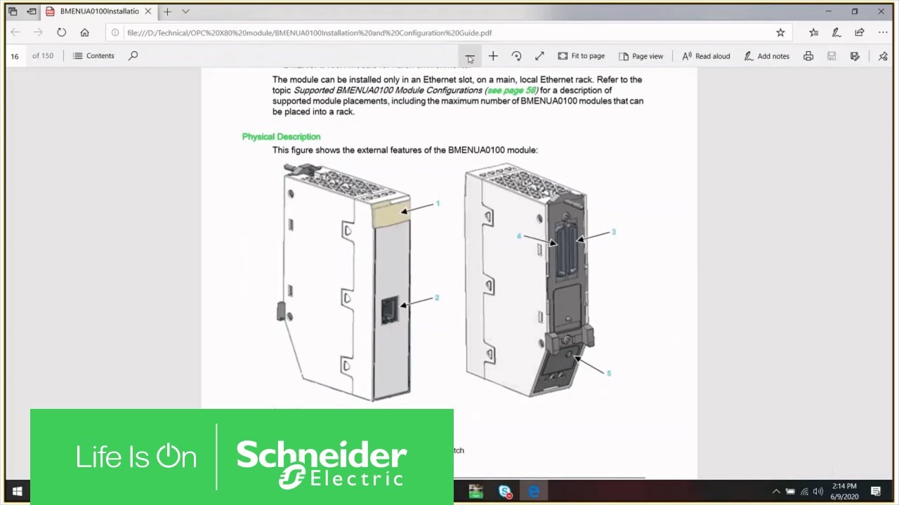 Quick Start Video for BMENUA0100 X80 OPC UA | Schneider Electric ...