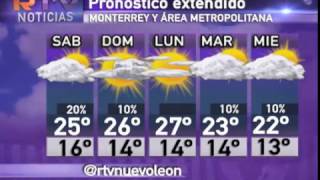 14 y 15 enero 2017 Pronóstico del tiempo Monterrey clima RTVNL
