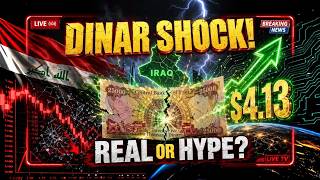 Iraqi Dinar 🚨 Live TV Sparks $4.13 Rate Rumors &amp; Digital Dinar Buzz — What’s Really Happening Today?