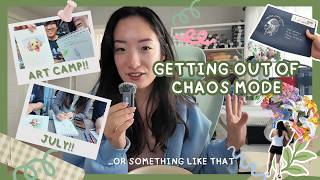 I can't keep saying im in a rut | Artist/Small Business Diaries | Errands + Art Camp
