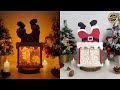 How to make paper cut christmas santa box