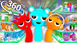 Incredibox Sprunki - Supermarket In 360 Video Vr 8K Incredibox Sprunki Meme
