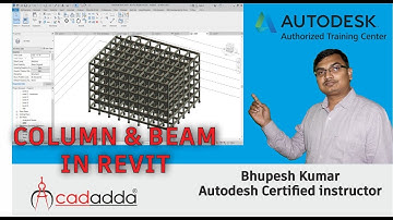 Revit column | Structural column in Revit 2020 | Concrete beam in Revit | Beam & Column in Revit