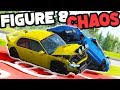 The CRAZIEST Figure 8 Racing I've Ever Seen In BeamNG! - BeamNG NEW Racing Scenario