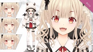 【Live2D Showcase】緋月かのん様・新髪型（Illust：maya様）【Live2Dサンプル/Vtuber】