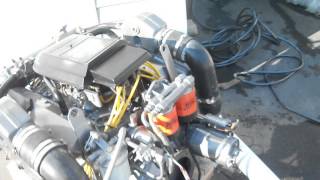 Marine Power 454 Running Engine