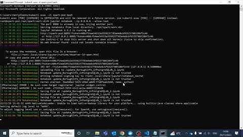 Jupyter Notebook and Spark in Docker Containers Deployed on AWS EKS