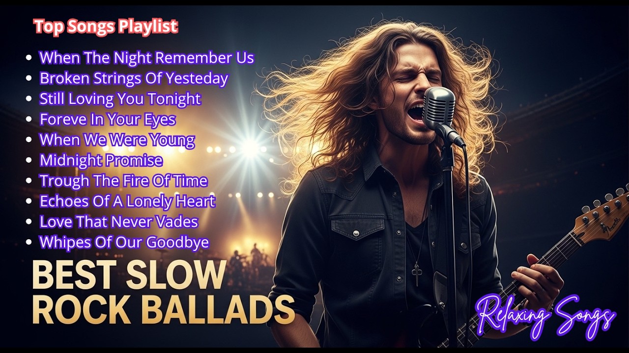 🔴 LIVE – Greatest Rock Ballads of All Time | Slow Rock Love Songs