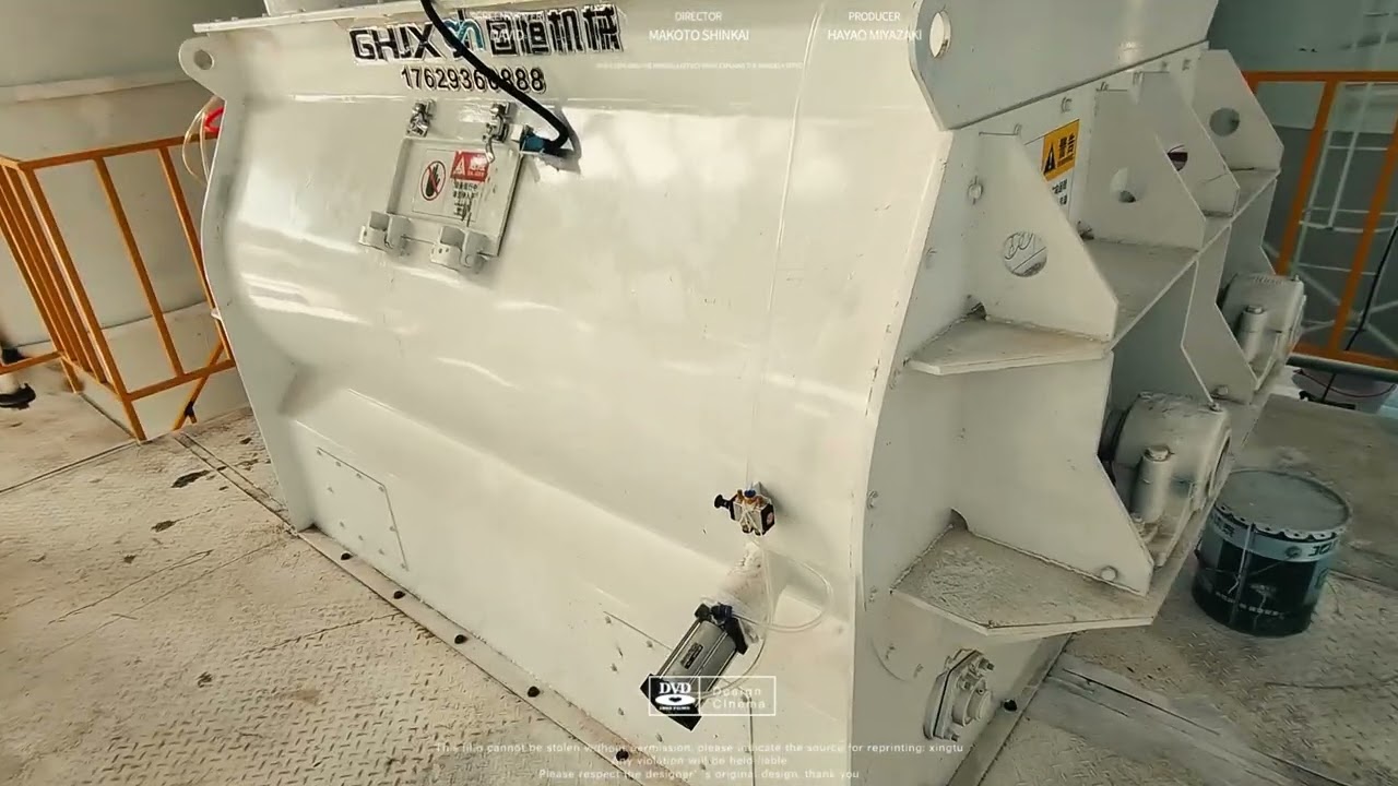 On-site learning and observation of dry mortar production line installation