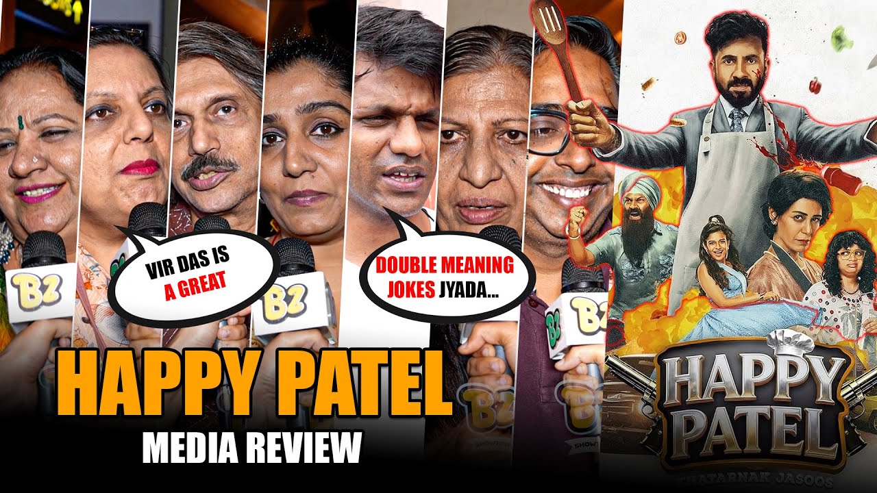 Happy Patel - Khatarnak Jasoos Media Review | Vir Das | Aamir Khan