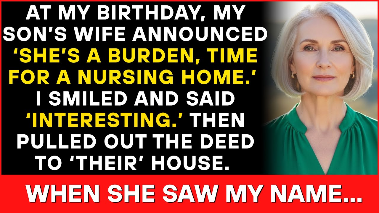 Она сказала: «Переезжай в дом престарелых» — и я показал ей, кому на самом деле принадлежит...