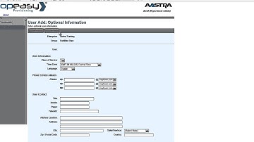 Basic OpEasy User Training V3.3 - Module 2 (Single User Mode, Adding a Clearspan User)