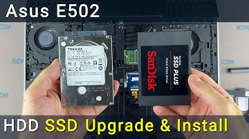 How to Install a Hard Drive or SSD in Asus E502 (Upgrade Guide)