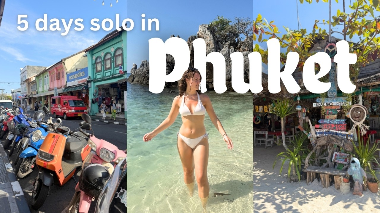5 days in phuket 🐚✨🤍 *best beaches, cafes & things to do* | thailand travel vlog