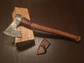 Modifying and making the perfect axe for my hiking trips.