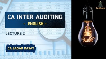 Demo Lecture 2 | Nature, Objective & Scope of Audit | CA Inter in ENGLISH |  CA Sagar Kasat