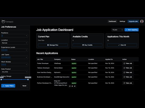 FastApply - Free AI Automated Job Application Copilot video preview 2