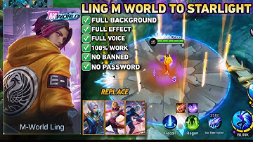 Script ling m world To starlight • full effect voice • no password • pacth terbaru