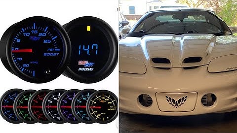 Installing and testing boost and afr gauges on Turbo LS1 Trans Am! + Trying to turn up the boost!