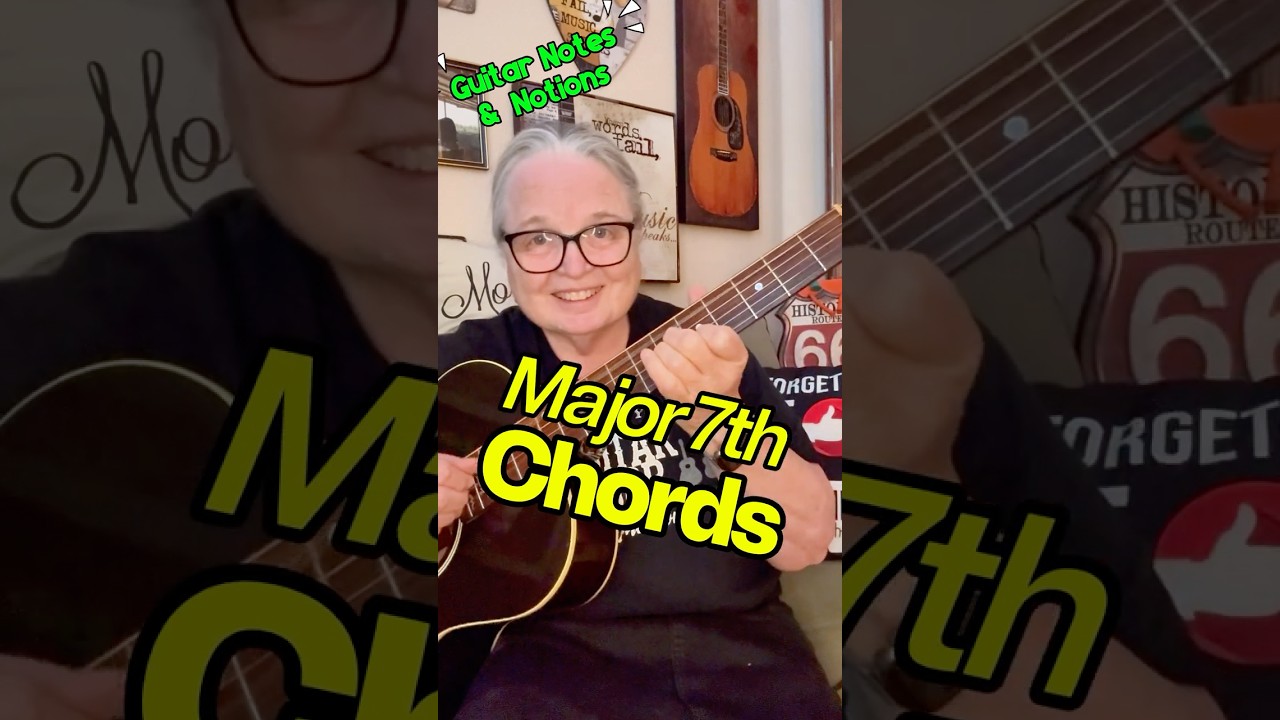 3 Minute Guitar Player Tip ** Major 7th Chords #guitarlesson #guitar