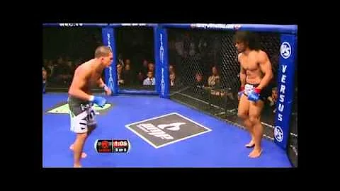 Wow! MMA Fighter Anthony Pettis Comes Off Cage W A...