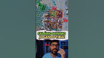 SALÁRIO MÍNIMO COM TIBIA #tibia #tibiagame #youtubeshorts #shorts #games #gamer #rmt