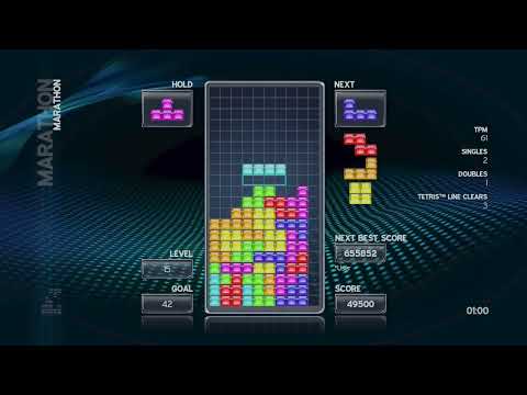 Tetris (PS3) Marathon Level 15 1:25 Run
