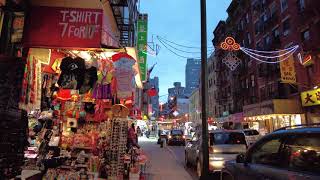 Walking NYC Chinatown, Manhattan from Grand Street to Mott Street (November 15, 2020) - ASMR