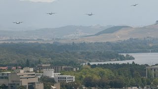 C-130J formation over NSW and ACT