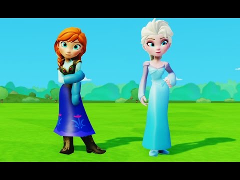 Королева Эльза Холодное Сердце Принцесса Анна и Олень Свен Disney Frozen Anna and Elsa princess