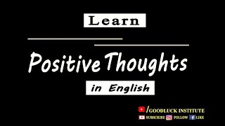 Positive Attitude Quotes in English || Positive Thoughts screenshot 3