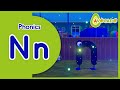 Learning alphabet n  letter n  phonics for kids  abc animation  avocado abc