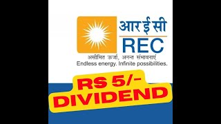 Rec Dividend Record Date Rec Dividend Payment Rec Q2 Result Analysis Rec Share In Tamil