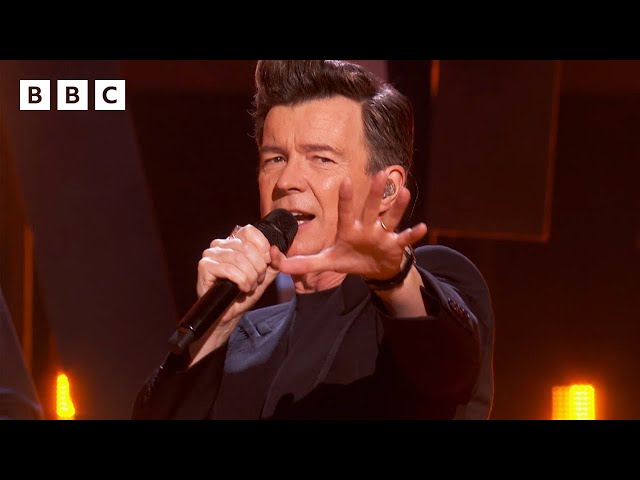 Never Gonna Give You Up | Rick Astley Rocks New Year's Eve - BBC class=