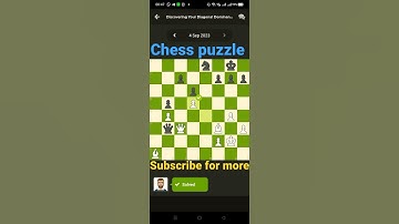 #chesspuzzle 4th sep #chess #lichess #chesscom #chessgame #grandmaster #checkmate #shorts #puzzle