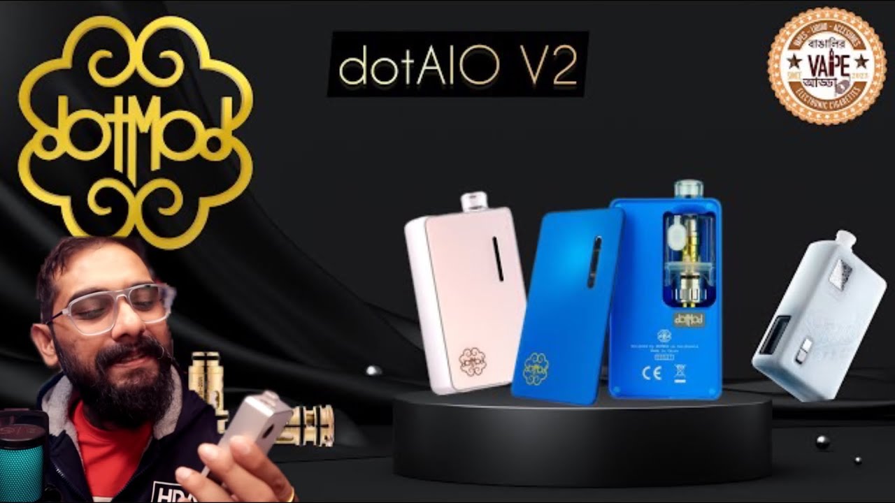 dotAIO V2 by dotmod full review @dotmodOfficial #vape #vaping