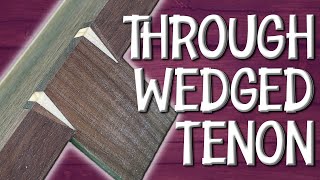 Mortise And Tenon Joint - Wedged Through Tenon Preview