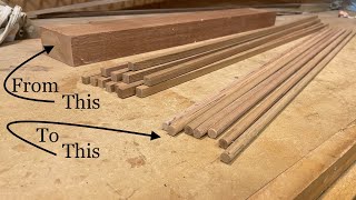 Arrow shafts from lumber