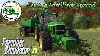 Getting Fertilizer Spread while running in the Red on TheFarm | Farming Simulator 25 TCF screenshot 2