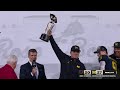 Jim Harbaugh and Michigan&#39;s FULL TROPHY CEREMONY after winning the Rose Bowl 🌹