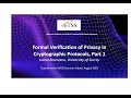 Ensuring Privacy in Cryptographic Protocols: Formal Verification Techniques 🔐