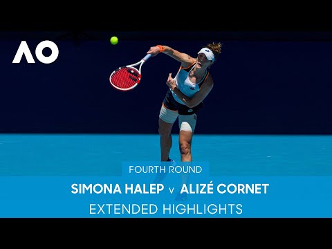 Simona Halep v Alizé Cornet Extended Highlights (4R) | Australian Open 2022