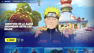 Fortnite shop Lote Naruto y los 7 (kakashi, Sasuke & Sakura) ❤️