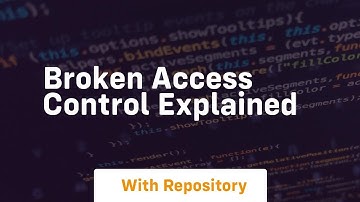 Broken access control explained