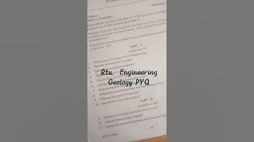 #rtu#3rdsem#geoloy#universityexams#rtu#rajasthan