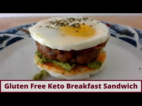 Quick No Bread Gluten Free Keto Breakfast Sandwiches in 15 minutes