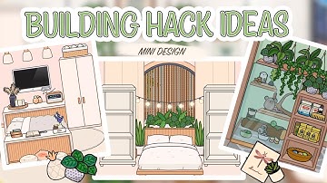 TOCA BUILDING HACK IDEAS💚🤍| House Ideas| Toca Life World