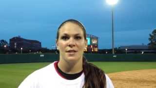 NC State pitcher and ACC Championship MVP Emily Weiman